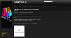 Desktop Screenshot of eventopolis.de